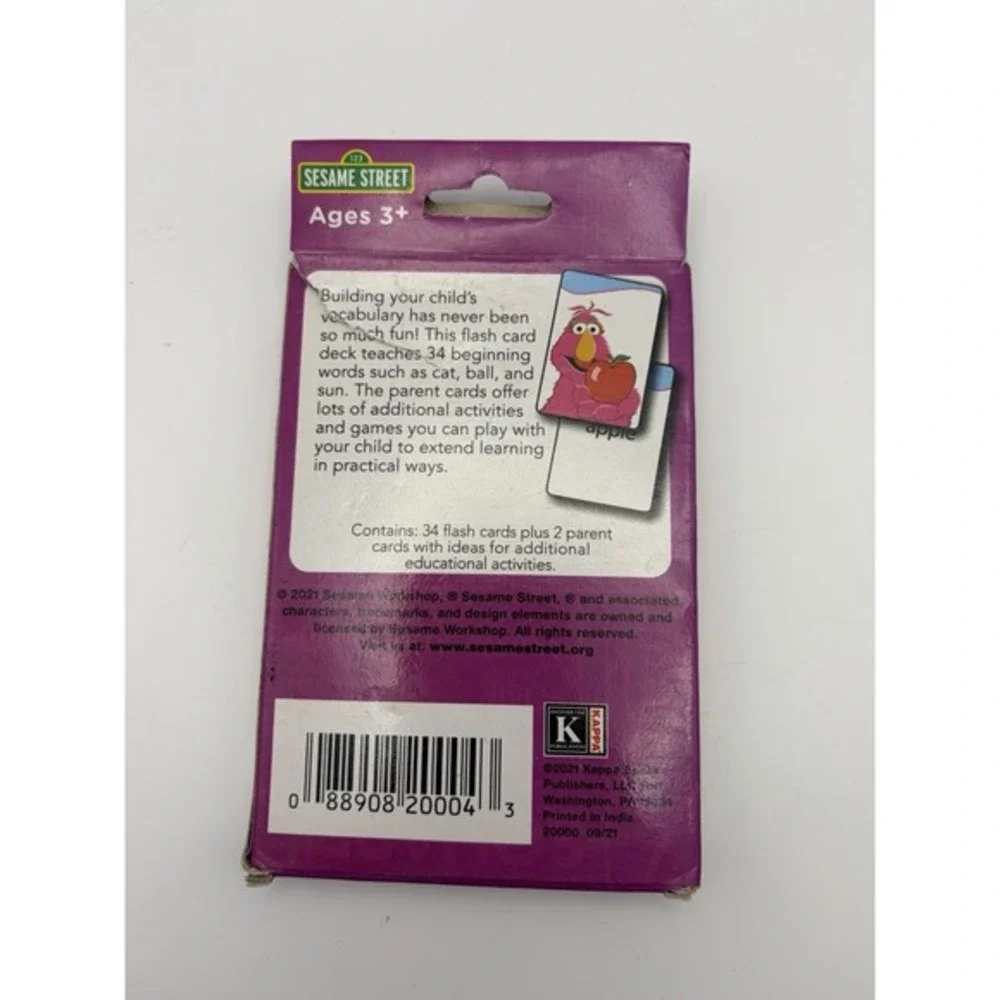 Beginning Words Flash Cards With Rosita Sesame‎ Street